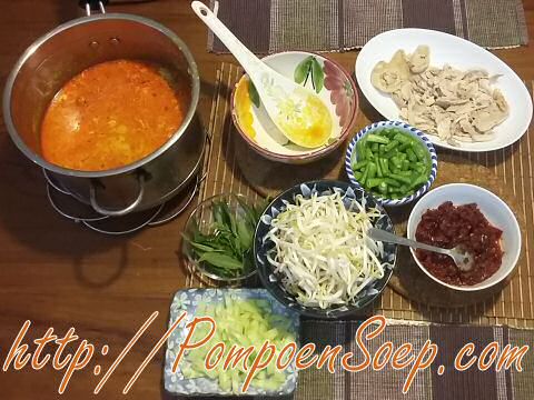 Kokossoep: laksa lemak