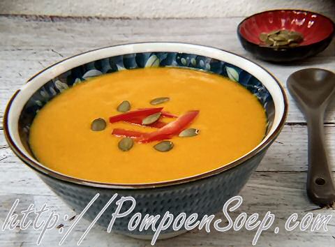 Paprika pompoensoep