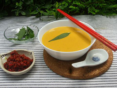 Pompoensoep kokosmelk
